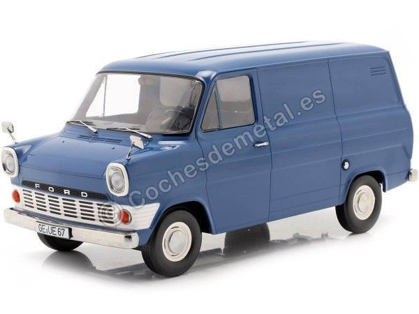Cochesdemetal.es 1965 Camionet Ford Transit Mk1 Blue 1:18 KK-SCALE 180491