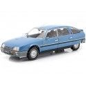 Cochesdemetal.es 1986 Citroen CX 2500 Prestige Phase 2 Metallic Blue 1:24 WhiteBOX 124027