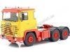 Cochesdemetal.es 1976 Camion Scania LBT 141 Tres Ejes Amarillo/Rojo 1:18 Road Kings 180015