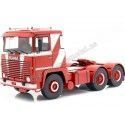 Carsdemetal.es 1976 Scania de caminhão LBT 141 Três eixos vermelhos/brancos 1:18 ROAD KINGS 180014