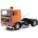 Cochesdemetal.es 1977 Camion Volvo F12 "Deutrans" Naranja/Azul 1:18 Road Kings 180034