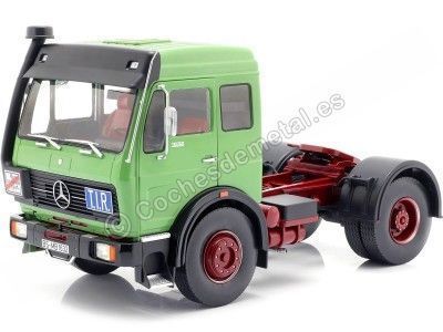 1973 Camion Mercedes-Benz NG 1632 Verde 1:18 Road Kings 180042 Cochesdemetal.es