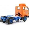 Cochesdemetal.es 1965 Camion Volvo F88 "Deutrans" Naranja/Azul 1:18 Road Kings 180062