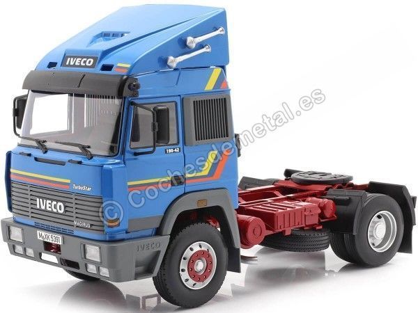 Cochesdemetal.es 1988 Camion Iveco Turbo Star Azul 1:18 Road Kings 180072