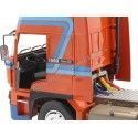 Carsdemetal.es 1982 DAF 3600 Spacecab Orange/Blue 1:18 Road Kings 180094