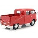 Cochesdemetal.es 1967 Volkswagen Type 2 T1 Cabina Doble Pickup Rojo 1:24 Motor Max 79343