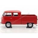 Cochesdemetal.es 1967 Volkswagen Type 2 T1 Cabina Doble Pickup Rojo 1:24 Motor Max 79343