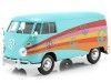 Carsdemetal.es 1967 Volkswagen tipo 2 T1 Delivery Van "Peace" Turquesa Metálica 1:24 MOTOR MAX 79583