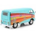 Carsdemetal.es 1967 Volkswagen tipo 2 T1 Delivery Van "Peace" Turquesa Metálica 1:24 MOTOR MAX 79583