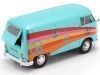 Carsdemetal.es 1967 Volkswagen tipo 2 T1 Delivery Van "Peace" Turquesa Metálica 1:24 MOTOR MAX 79583