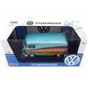 Carsdemetal.es 1967 Volkswagen tipo 2 T1 Delivery Van "Peace" Turquesa Metálica 1:24 MOTOR MAX 79583