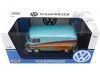 Carsdemetal.es 1967 Volkswagen tipo 2 T1 Delivery Van "Peace" Turquesa Metálica 1:24 MOTOR MAX 79583