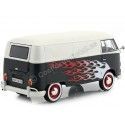 Carsdemetal.es 1967 Volkswagen tipo 2 T1 Van Black/White 1:24 MAX MOTOR 79566