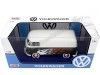 Carsdemetal.es 1967 Volkswagen tipo 2 T1 Van Black/White 1:24 MAX MOTOR 79566