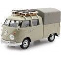 CARSDEMETAL.ES 1967 Volkswagen Type 2 T1 Double Cabbin Pickup Caqui 1:24 Motor max 79553