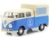 Carsdemetal.es 1967 Volkswagen tipo 2 T1 Caminhão de comida azul/branco 1:24 MOTOR MAX 79576