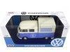 Cochesdemetal.es 1967 Volkswagen Type 2 T1 Pickup Food Truck Azul / Blanco 1:24 Motor Max 79576