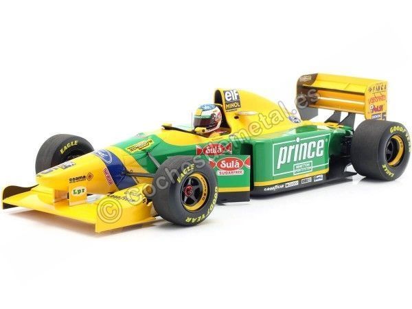 Cochesdemetal.es 1993 Benetton-Ford B193B Nº5 Michael Schumacher GP F1 Monaco 1:18 Minichamps 113930605