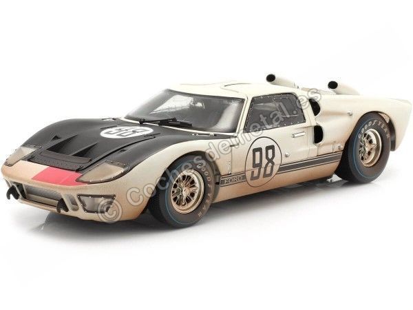 Cochesdemetal.es 1966 Ford GT40 Mark II Final Carrera "Gagnant 24h Daytona" 1:18 Shelby Collectibles 432