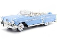 1958 Chevrolet Impala Roadster Azul Claro 1:18 Motor Max 73112