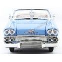 Cochesdemetal.es 1958 Chevrolet Impala Roadster bleu clair 1:18 Motor Max 73112