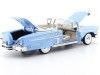 Cochesdemetal.es 1958 Chevrolet Impala Roadster bleu clair 1:18 Motor Max 73112