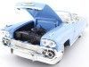 Cochesdemetal.es 1958 Chevrolet Impala Roadster bleu clair 1:18 Motor Max 73112