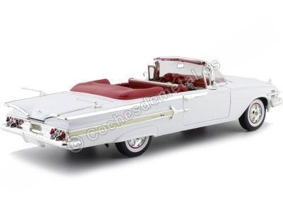 Cochesdemetal.es 1960 Chevrolet Impala Convertible Blanco 1:18 Motor Max 73110 2