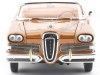 Cochesdemetal.es 1958 Ford Edsel Citation Convertible Brown 1:18 Lucky Diecast 92298