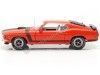 Cochesdemetal.es 1970 Ford Mustang BOSS 302 Fastback Calypso Coral/Negro 1:18 Highway-61 18030