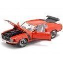 Cochesdemetal.es 1970 Ford Mustang Boss 302 Fastback Calypso Coral / Negro 1:18 Highway-61 18030