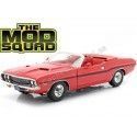 Cochesdemetal.es 1970 Dodge Challenger RT Convertible "The Mod Squad" Rallye Red 1:18 GreenLight 13565