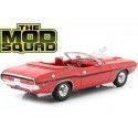 Cochesdemetal.es 1970 Dodge Challenger RT Convertible "The Mod Squad" Rallye Red 1:18 GreenLight 13565