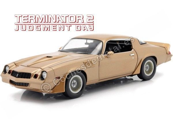 Cochesdemetal.es 1979 Chevrolet Camaro Z28 Terminator 2 Judgment Day Gold Brown 1.18 GreenLight 13573
