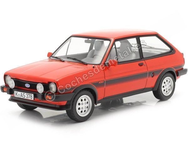Cochesdemetal.es 1981 Ford Fiesta XR2 Red 1:18 Norev 182741