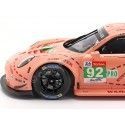 Cochesdemetal.es 2018 Porche 911 (991) RSR Nº92 Ganador 24h LeMans Pink Pig 1:18 IXO Models LEGT18003