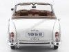 Cochesdemetal.es 1958 Mercedes-Benz 220SE W128 Open Convertible Ivory/Black 1:18 Sun Star 3576