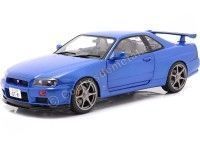 1999 Nissan Skyline GT-R (R34) Bayside Blue 1:18 Solido S1804301