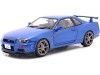 Carsdemetal.es 1999 Nissan Skyline GT-R (R34) Bayside Blue 1:18 Solido S1804301
