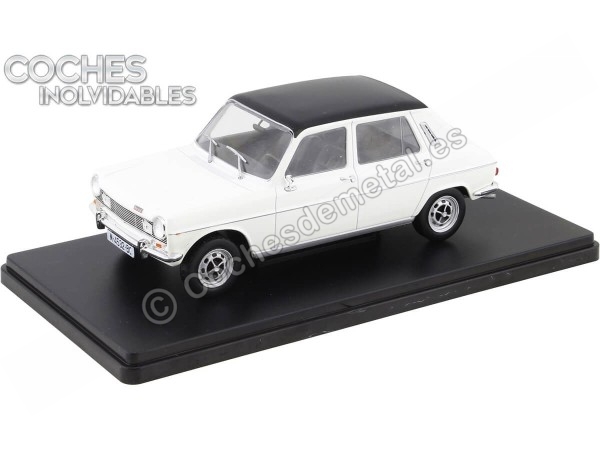 Carsdemetal.es 1973 Simca 1200 Blanco especial "Carros inesquecíveis" 1:24 Salvat editorial ES15