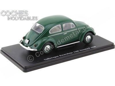 Carsdemetal.es 1960 Volkswagen VW Beetle 1200 Padrão verde "Carros inesquecíveis" 1:24 editorial salvat ES16 2
