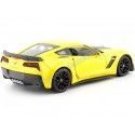 Cochesdemetal.es 2017 Chevrolet Corvette Z06 Amarillo 1:24 Welly 24085