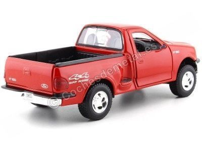 1999 Ford F150 Regular Cab Flareside Pickup Rojo 1:24 Welly 29391 Cochesdemetal.es 2