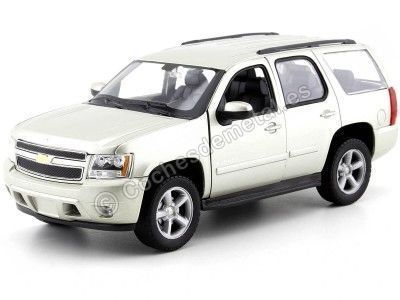 Cochesdemetal.es 2008 Chevrolet Tahoe Metallic Gold 1:24 Welly 22509