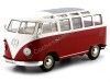 Carsdemetal.es 1963 Volkswagen vw t1 samba ônibus vermelho/bege 1:24 bem 22095