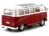 Carsdemetal.es 1963 Volkswagen vw t1 samba ônibus vermelho/bege 1:24 bem 22095
