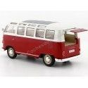 Carsdemetal.es 1963 Volkswagen vw t1 samba ônibus vermelho/bege 1:24 bem 22095