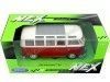 Carsdemetal.es 1963 Volkswagen vw t1 samba ônibus vermelho/bege 1:24 bem 22095