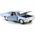 Cochesdemetal.es 1965 Chevrolet Impala SS 396 Bleu métallique 1:24 Welly 22417