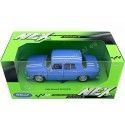 Carsdemetal.es 1967 Renault 8 R8 Gordini 1100 azul/branco 1:24 Welly 24015